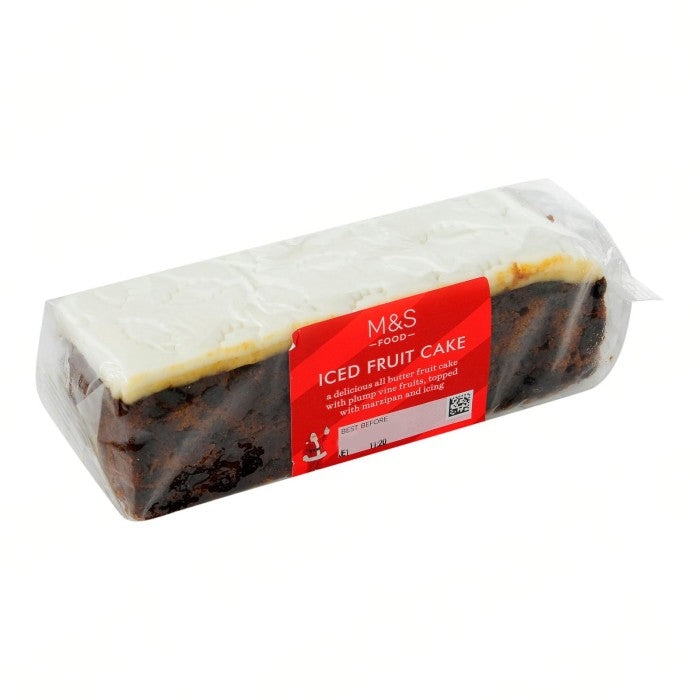 M&S Iced Fruit Cake 400g