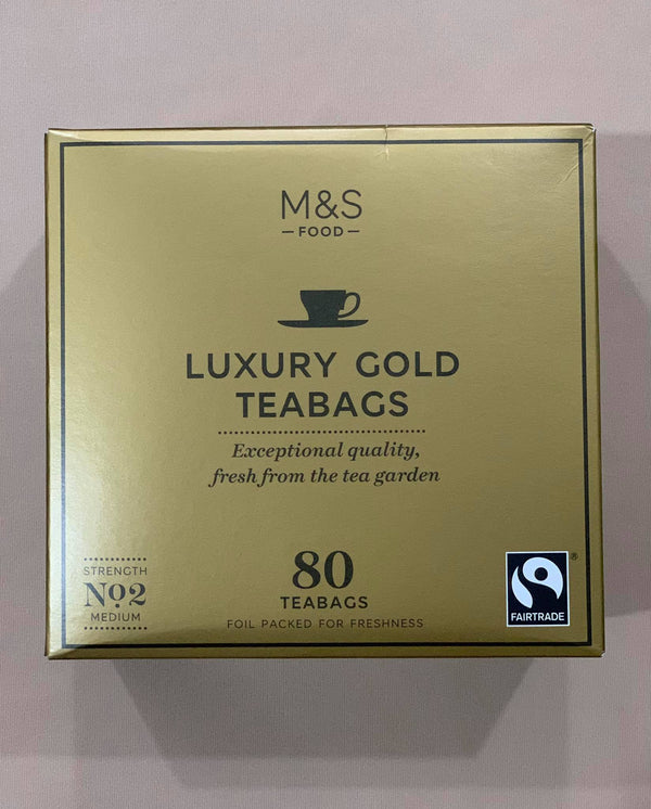M&S luxury Gold Tea Bags 80s 250g Little taste of home