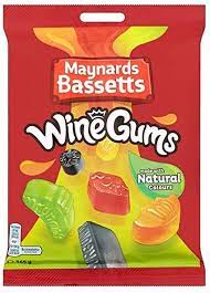 MAYNARD'S BASSETTS WINE GUMS 165g