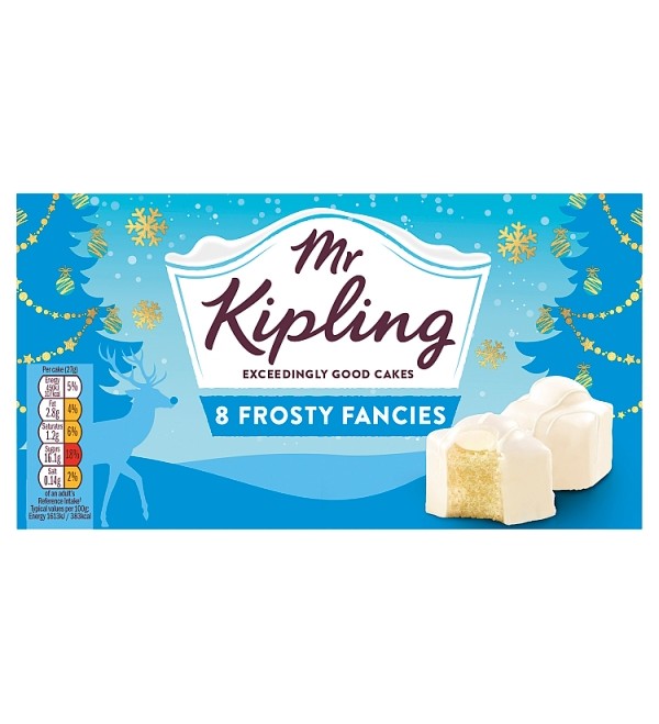 Mr Kipling 8 Frosty Fancies 216g