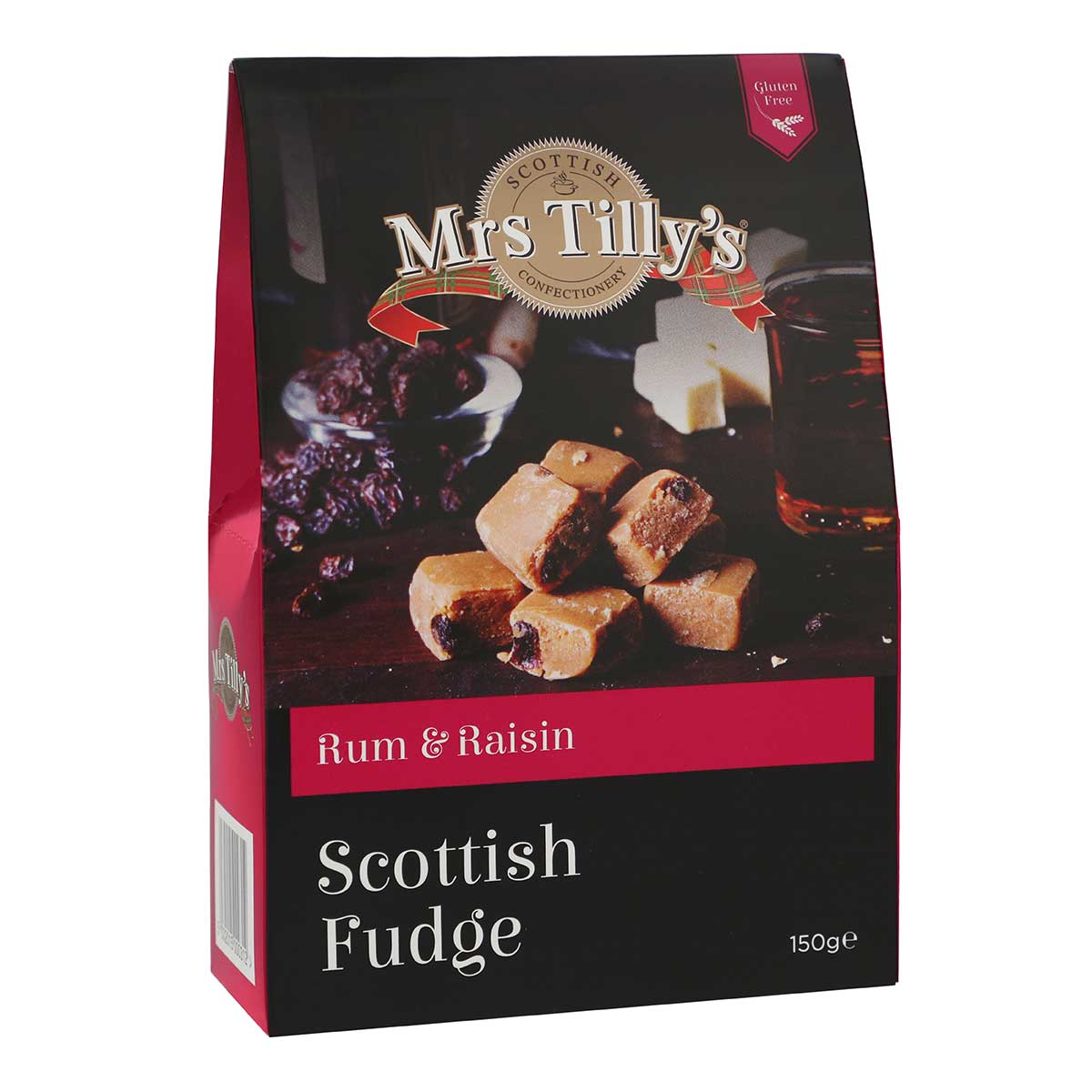 Mrs Tillys Rum & Raisin Fudge 150g