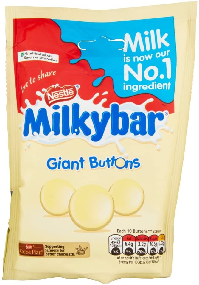 Nestle Milky bar Giant Button Bag 85g