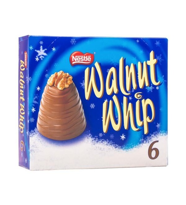 NESTLE WALNUT WHIP CARTON 6pack