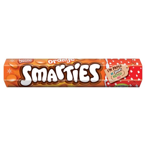 Orange Smarties Giant Tube 120g