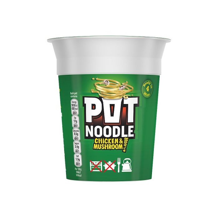 POT NOODLE CHICKEN & MUSHROOM 90g