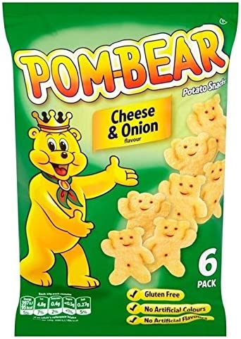 Pom Bear Cheese and Onion 6 Pack
