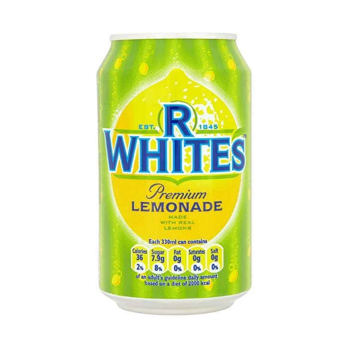 R WHITES LEMONADE 330ml