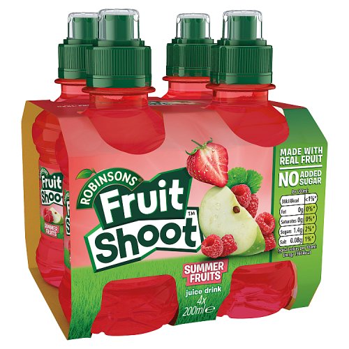 Robinsons Fruit Shoot Summer Fruits 4pk COMING SOON