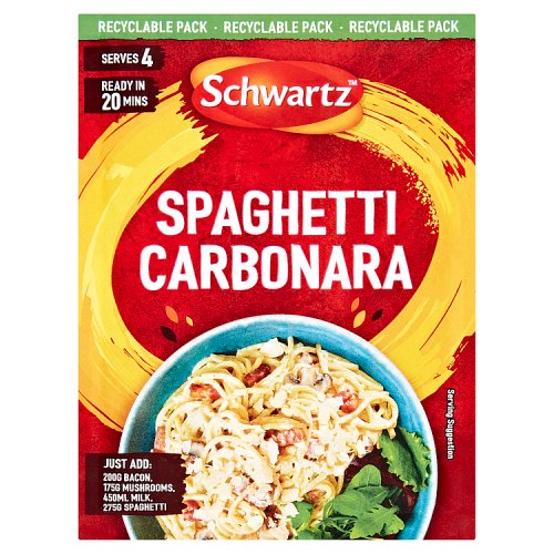 Schwartz Spaghetti Carbonara Mix 32g