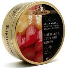 Simpkins Rhubarb & Custard Tin 175g