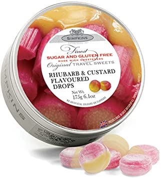 Simpkins Sugar Free Rhubarb & Custard 200g