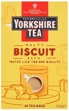 Taylors Yorkshire Tea Biscuit Brew 112g x 40 bags