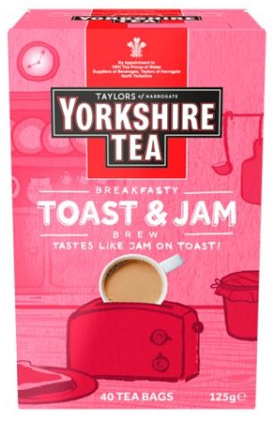 Taylors Yorkshire Tea Toast & Jam 125g x 40 bags