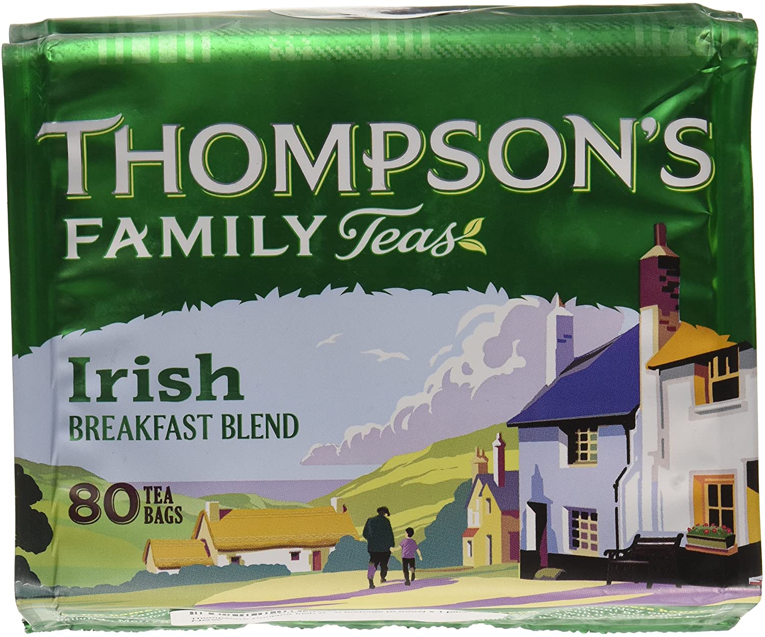 THOMPSONS IRISH BREAKFAST TEA 80 TEABAGS 250g