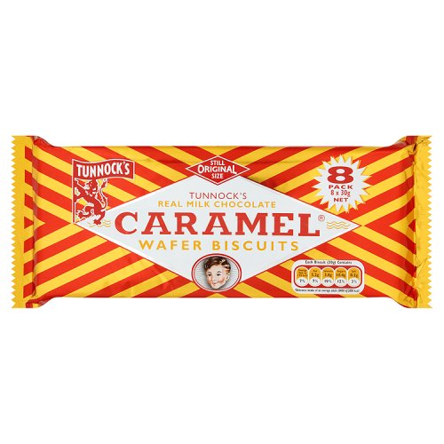 Tunnocks Caramel Wafer 8 Pack