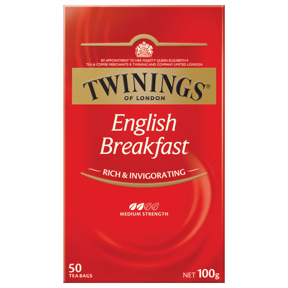 Twinings English Breakfast Tea 50s. Low date