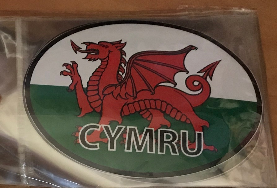 Wales Oval Decal