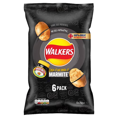 Walkers Marmite Crisps 6 Pack