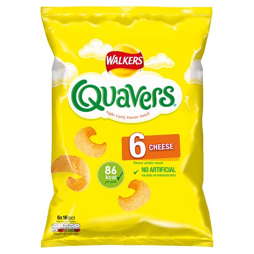 Walkers Quavers Cheese 6 Pack