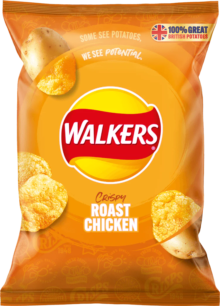 Walkers Crisps Roast Chicken 32.5g