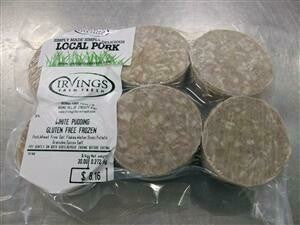 Irving White Pudding