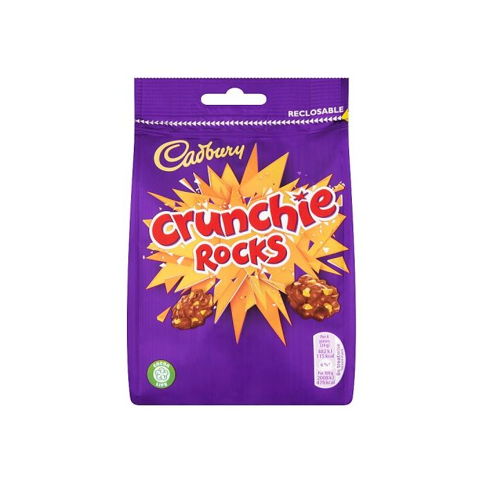 CADBURY CRUNCHIE ROCKS POUCH 100g