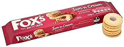 Fox's Jam & Cream Sandwich 150g