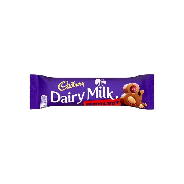 CADBURY DAIRY MILK FRUIT & NUT STANDARD 49g