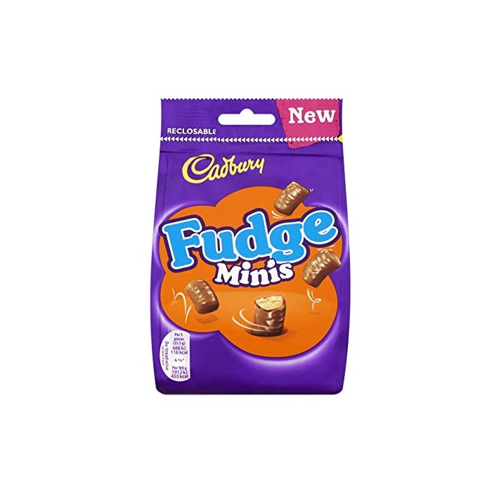 CADBURY FUDGE MINIS POUCH 120G