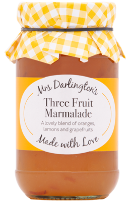 Mrs Darlington Three Fruit Marmalade 340g