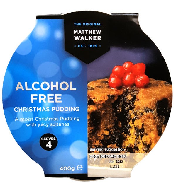 Matthew Walker alcohol free Christmas pudding 100g