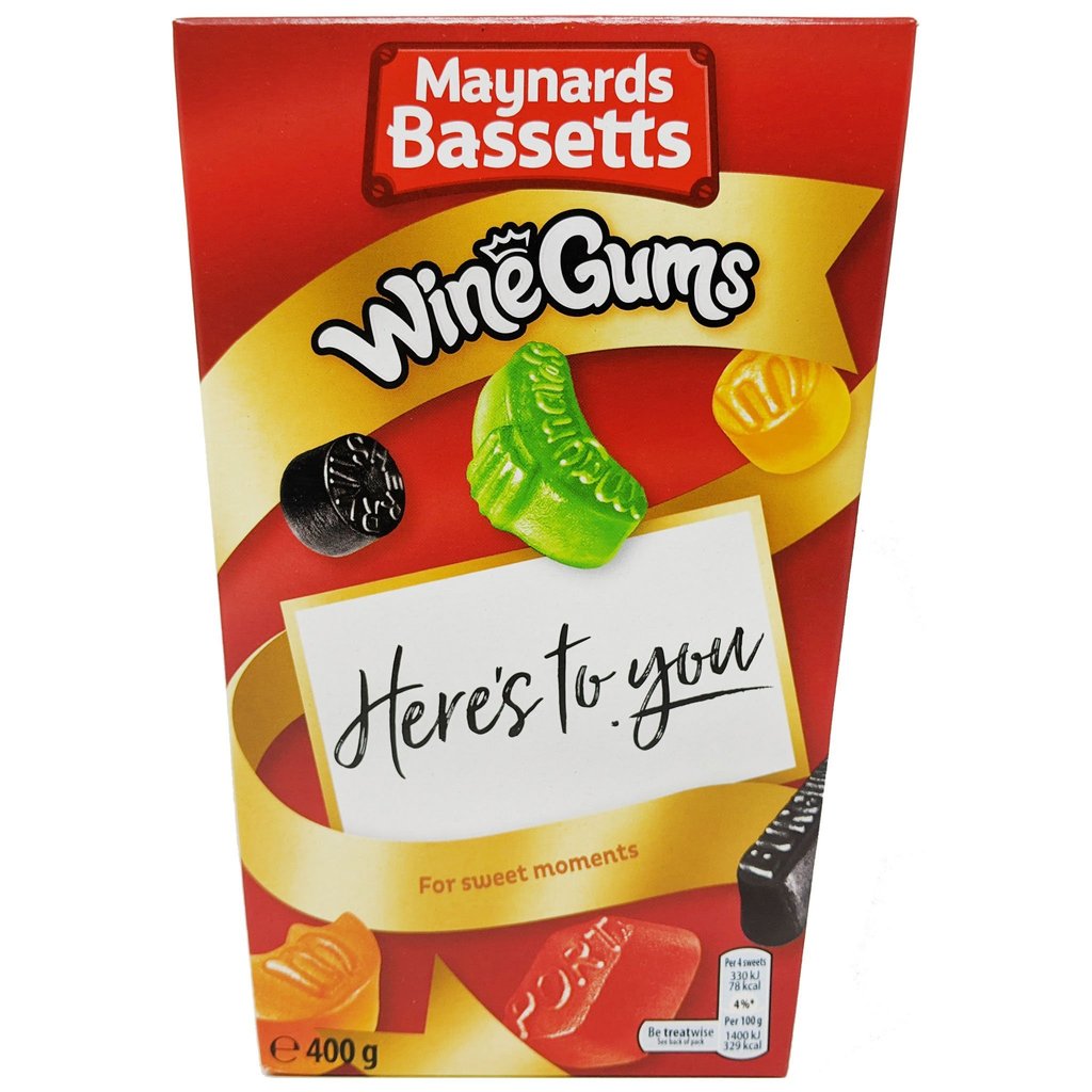 MAYNARDS BASSETTS WINE GUMS CARTON 350g