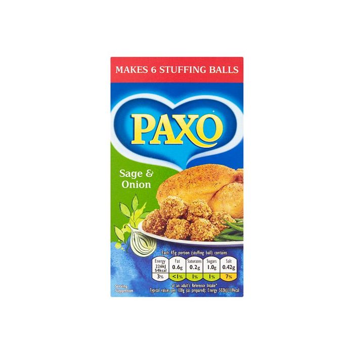 PAXO SAGE & ONION STUFFING 85g