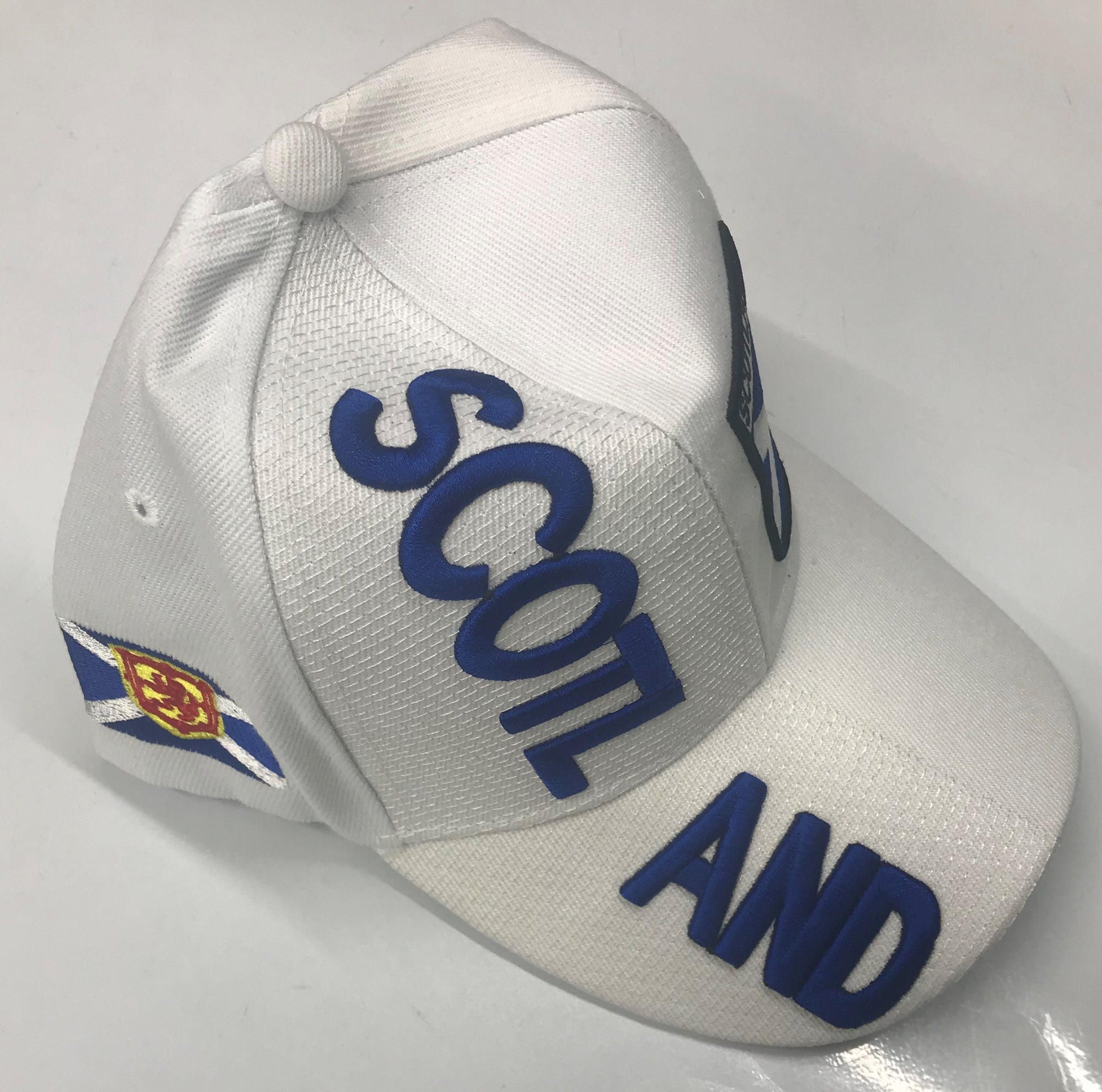 3D Scotland Hat – White