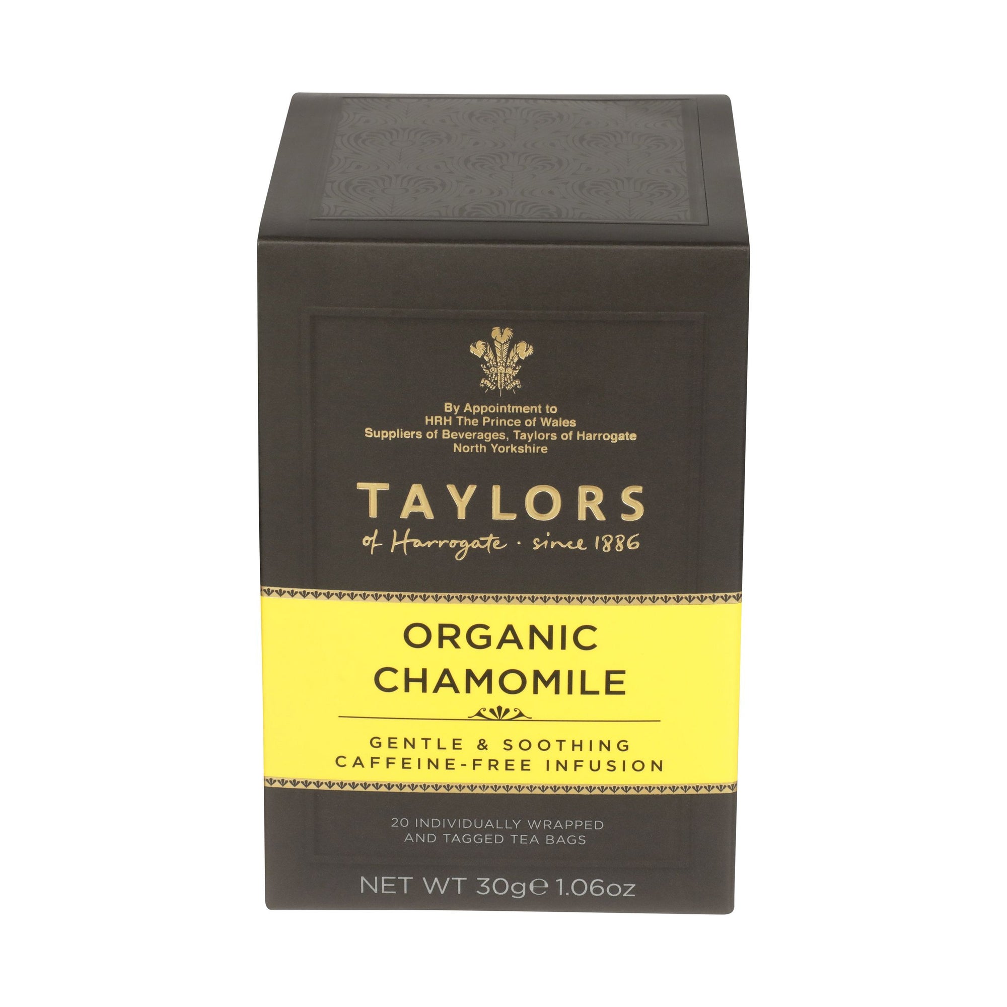 taylors organic chamomile tea 20s low date august 2023